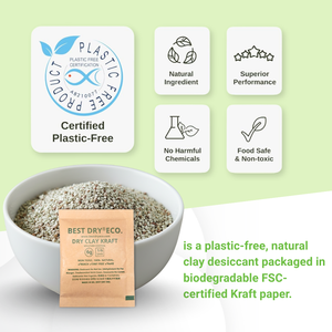Gel de silice naturel déshydratant 6g |   Absorbeur d'humidité écologique pour papier, produits chimiques, cuir, électronique et rangement de chaussures - Product Image 4