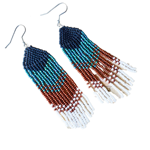 Pendientes Colgantes con Diseño Floral Completo y Bordado de Cuentas para Fiestas y Uso Diario, Diseño Personalizado y Elegante con Cuentas por MD HANDICRAFTS - Product Image 2