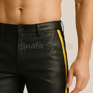 กางเกงขาสั้นหนังน้ำหนักเบาสำหรับผู้ชาย ใส่สบายสำหรับฤดูร้อน มีกระเป๋าข้าง รูร้อยเชือก ระบายอากาศได้ดี มีจำหน่ายแล้ว - Product Image 6