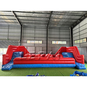Carrera de obstáculos de juego Wipeout inflable de grado comercial para negocios de alquiler y eventos de Carnaval - Product Image 2