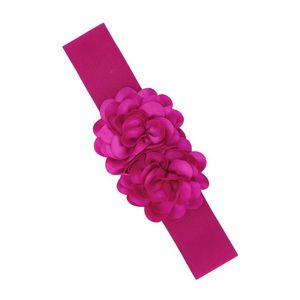 Cintura Elastica con Doppio Charm Floreale in Tessuto Chiffon - Product Image 2