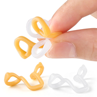 Dilatateur Nasal en Silicone Anti-Ronflement, Clip Nasal Transparent à Fort Rebond, Aide au Sommeil, Support de Fermeture Buccale, Dispositif Souple en Forme de U