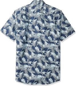 Chemises hawaïennes décontractées à manches courtes, col rabattu, imprimées, fines, respirantes, séchage rapide, été, personnalisables pour hommes - Product Image 4