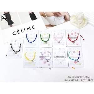 PULSERA Seven Star Knot <b>Bracelet</b> <b>Silver</b> Eye Stainless Steel Fashion <b>Charm</b> for Women - Product Image 1