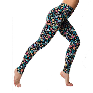 <b>Slim</b> Fit High-Waisted Ankle-Length Solid Spandex/Nylon Lightweight Customizable Women <b>Leggings</b>-Best Design Your Own Wholesale - Product Image 4