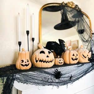 Metal Solid <b>Candle</b> Stick Holder <b>Set</b> Of 3 With Black Powder Coated Finish Round Shape Handmade For Home Decoration Or Events - Product Image 4