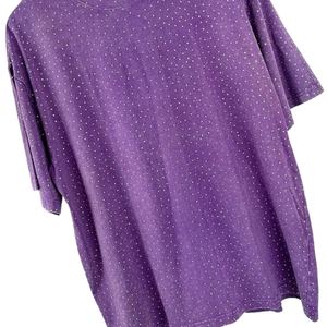 เสื้อยืดผู้ชายผ้าแคนวาสพิมพ์ลายโลโก้แบบกำหนดเอง ประดับด้วยคริสตัล หรูหรา หนานุ่ม ระบายอากาศได้ดี ทรงปกติ คอลเลคชั่นฤดูร้อน - Product Image 6