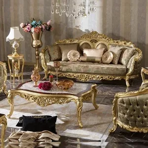 新家具经典法式沙发木框雕刻，室内装潢奢华现代
