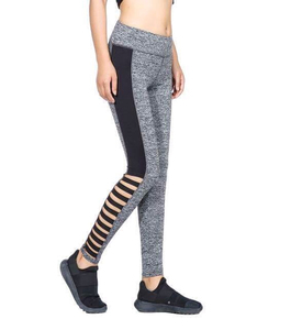 Leggings de compresión de cintura alta con bolsillos, transpirables, elásticos, sin costuras, para gimnasio, correr, pilates - Product Image 2