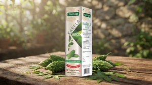 Jus de courge amère Karela 500ml, boisson végétale en carton, emballage personnalisé avec logo - Product Image 1