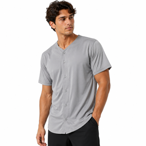 Maillot de baseball moderne avec tissu extensible élégant pour les clubs, les équipes et les événements sportifs, pour la performance des équipes. - Product Image 6