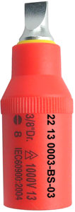 3/8" 1000V Insulated <b>Bit</b> Socket - Product Image 2