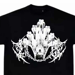 Camiseta de Manga Larga de Doble Capa con Estampado de Letras, Camiseta Oversize con Gráficos Y2K, Estilo Gótico y Hip-Hop - Product Image 5