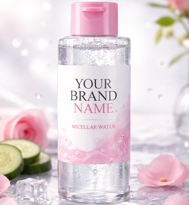 Eau Micellaire Nettoyante Visage et Démaquillante Marque Blanche OE pour Vente en Gros – Solution Hydratante Nettoyante en Profondeur pour les Pores - Product Image 1