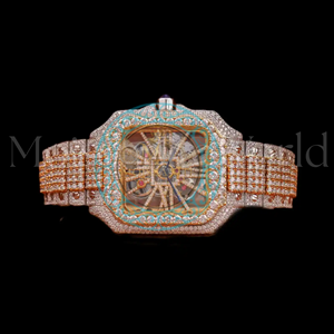 Reloj de Lujo de Acero Inoxidable con Diamantes de Moissanita Estilo Hip Hop, Venta al por Mayor de Fábrica, Disponible a un Precio Accesible - Product Image 2