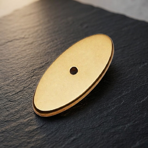 Plaque arrière ovale antique en bronze pour bouton de tiroir ou de meuble finition mate, style traditionnel, quincaillerie de mobilier durable - Product Image 6