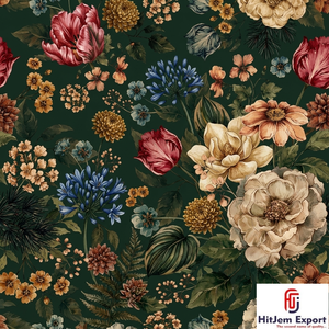 Premium Polyester Digital Printed Fabric Custom Manufacturer for Elegant Dresses Apparel and Home Textiles - Product Image 2