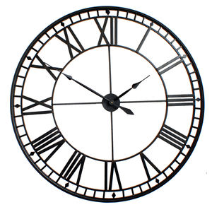 Reloj de Pared de Diseño Moderno Minimalista en Metal Negro Mate para Decoración de Dormitorio, Hogar y Sala de Estar - Product Image 6