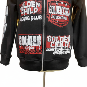 Diseña tu propio estilo. Sudadera con capucha y cremallera personalizada con logotipos impresos, precios económicos, fabricante líder, sudadera personalizada para hombre. - Product Image 5