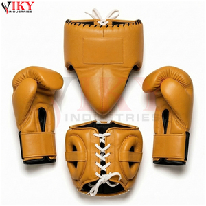 Conjuntos de Equipo de Boxeo de Cuero PU de Color Amarillo Vintage, Hechos a Medida, Ligeros, de Primera Calidad, Nueva Llegada, Precio al por Mayor - Product Image 3