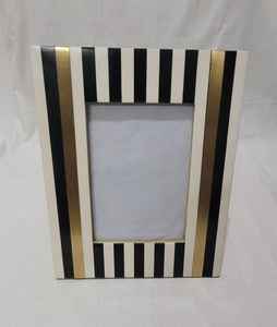 Marco de Fotos Decorativo de Lujo Hecho a Mano con Incrustaciones de Hueso, Impresión UV Personalizada, Ecológico, de 4x6 Pulgadas, para Hogar y Oficina - Product Image 1