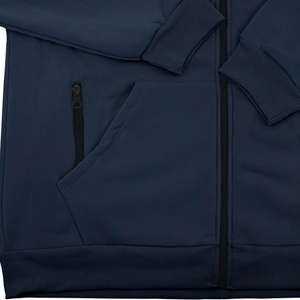 Sudaderas con capucha pesadas con cremallera para hombre, cremallera bidireccional, sudaderas lisas extragrandes, sudadera con capucha personalizada con cremallera - Product Image 4