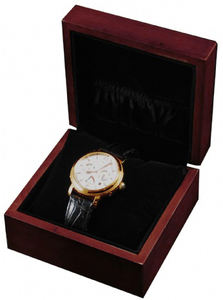 Boîte de rangement pour montres en bois de rose Yongda, structure rigide et protection intérieure douce, 108x120x71mm - Product Image 4