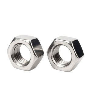 Tuercas hexagonales Inconel de grado 8 en aluminio Varios tamaños DIN 934 Tuerca hexagonal estándar 1-1/2 - Product Image 1