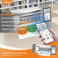 Machine de découpe de films protecteurs d'écran pour téléphone portable MTB-CUT 180T Pro Mietubl, films TPU EPU pour ordinateur portable et navigateur automobile 22 pouces