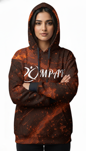 Sudadera con Capucha Oversize Unisex Lista para la Calle con Impresión por Sublimación Completa para Marcas de Moda Urbana Moderna - Product Image 3