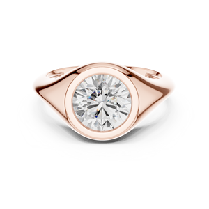 แหวนหมั้นเพชรทรงกลมคลาสสิก 14K ทองคำขาว ประดับเพชร VS1 E 2 กะรัต เพชรเลี้ยงในห้องปฏิบัติการ รับรองโดย IGI สำหรับงานแต่งงานและวันครบรอบ - Product Image 5