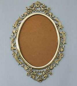 Handmade Brass <b>Oval</b> <b>Mirror</b> Frame Pure Brass Vintage Wall Decor Frame <b>for</b> <b>Bathroom</b> Living Room Bedroom Home Decor & Gifting - Product Image 3