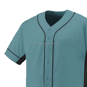Conjunto de Uniforme de Béisbol Bordado con Logotipo Personalizado del Equipo, Transpirable, de Poliéster, Duradero, Ligero, Ideal para Juegos - Product Image 3