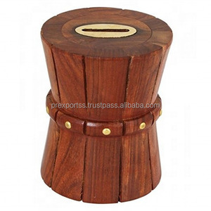 Premium Quality High End Wooden Money <b>Box</b> Unique Design Coin <b>Saving</b> Bank - Product Image 2
