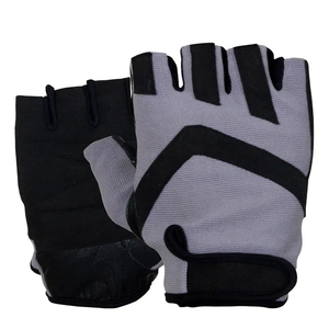 2026 New Half Finger Gym Gloves Yellow Black Adjustable Wrist Strap <b>Weight</b> Lifting Unisex Cotton Material - Product Image 3