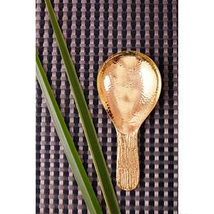 Reposacucharas de Metal Dorado Personalizado, Color Personalizado, Hecho a Mano, Ecológico, Apto para Lavavajillas y Microondas - Product Image 5