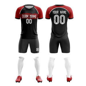 Uniforme de Fútbol con Diseño Nuevo, Conjunto de Camiseta y Pantalones Cortos, 100% Poliéster, Fácil de Usar, con Servicio OEM - Product Image 1