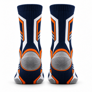 Premium Performance Thick <b>Wool</b>/Nylon Non-Slip Athletic Crew Socks with Breathable Mesh Arch Support Eco-Friendly Design - Product Image 4