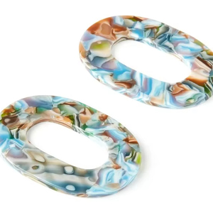 Resin Ear Ring Fashion Jewelry Earrings with Angel Style Best Design for Stylish Women Wear - Product Image 1