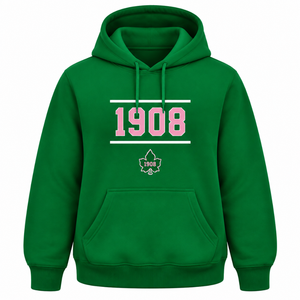 เสื้อฮู้ดสีชมพูสำหรับผู้หญิง แบบคลาสสิก พร้อมโลโก้ Ivy ปักสีเขียว เสื้อสเวตเชิ้ตแขนยาวผ้าฟลีซสวมใส่สบาย - Product Image 1