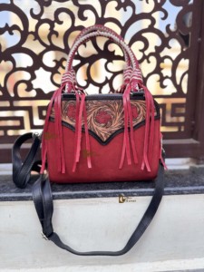 Nuevo Bolso Tote de Moda 2026 con Flecos de Cuero y Borlas, Bolso de Hombro Bohemio de Cuero Hecho a Mano para Mujer, Multiusos - Product Image 5