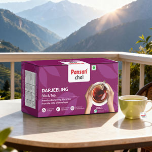 Té Negro Darjeeling Premium, 100 Bolsitas de Té (1.8g Cada Una), Auténtica Infusión India del Himalaya con Sabor Intenso - Product Image 2