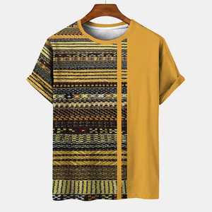เสื้อยืดผู้ชายคุณภาพสูง ราคาดีที่สุด ทรงปกติ ระบายอากาศได้ดี ผ้าฝ้าย 100% - Product Image 1
