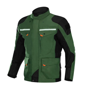 Unisex Full Sleeve Color Blocked Courdura <b>Motorcycle</b> <b>Jacket</b> Windproof Breathable Plus Size All Seasons Adventure Riding Gray - Product Image 2