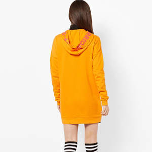 Vestido con Capucha Casual y Ecológico para Mujer, Corte Ajustado, Cuello en V, Mangas Largas, Cintura Ajustable con Lazo, Color Sólido, Mini Sudadera para Otoño - Product Image 3