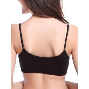 Wholesale Custom Logo Sports Bra Women Compression Workout Running Yoga Fitness Activewear Bra Top - Product Image 4