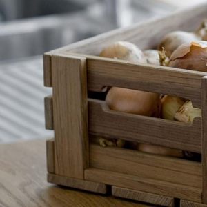 Rustic wooden <b>basket</b> farmhouse wood <b>basket</b> vintage wooden <b>basket</b> modern wooden <b>basket</b> minimalist wood <b>basket</b> - Product Image 4