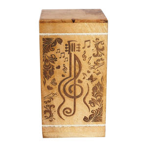 Large for Mango Wood <b>Pet</b> <b>Urn</b> Eye-Catching Natural Color Design Manufacturer Direct Sale for Human Ashes & Adult Burials - Product Image 3