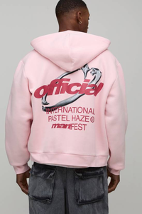 Sudaderas personalizadas para hombre, tela de 500 g/m², algodón, estilo casual, extragrandes, con logotipo en relieve 3D e impresión digital para unisex - Product Image 4