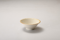 Bol en mélamine plastique de 5,5 pouces, rond, pour riz, nouilles, céréales, yaourt, style vintage unique, effet four, incassable, vaisselle pour restaurant